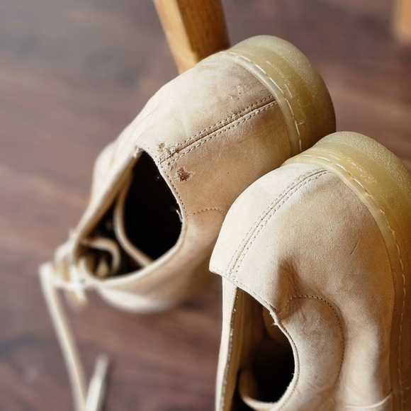 Salvatore Ferragamo Beige Leather Sneakers - Picture 6 of 11